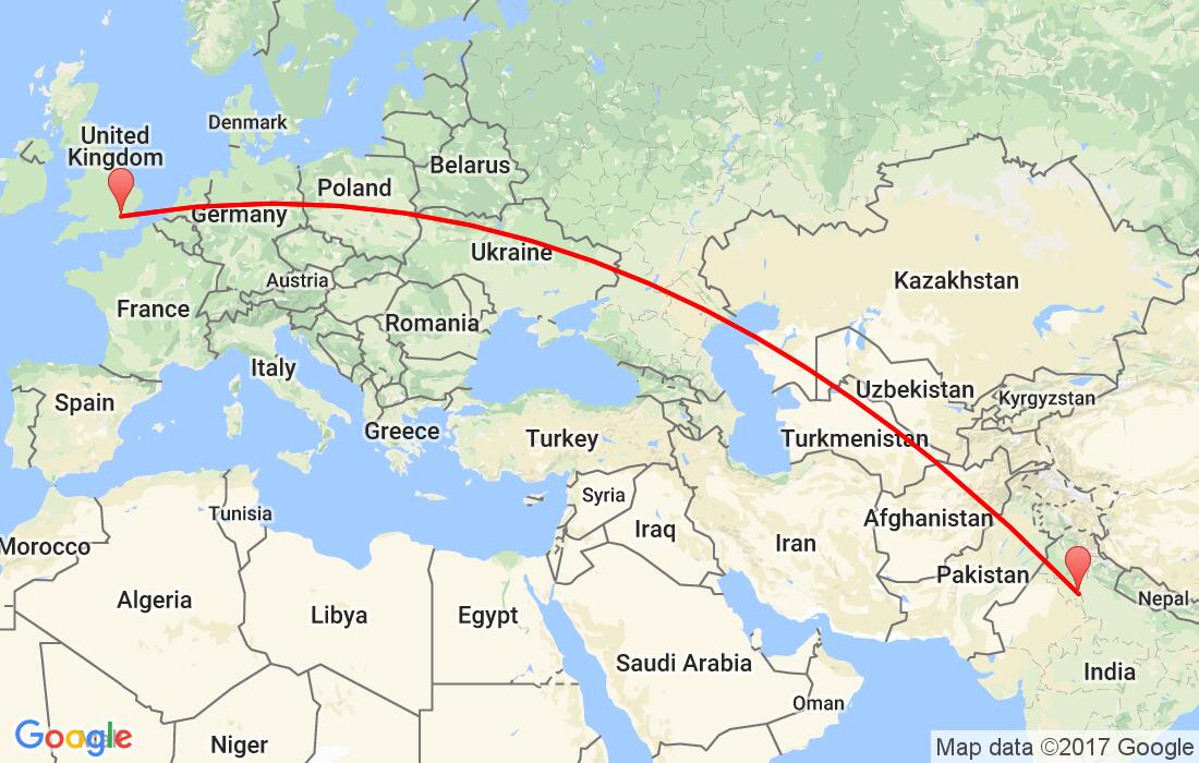 London United Kingdom To Delhi India For Only 329 EUR